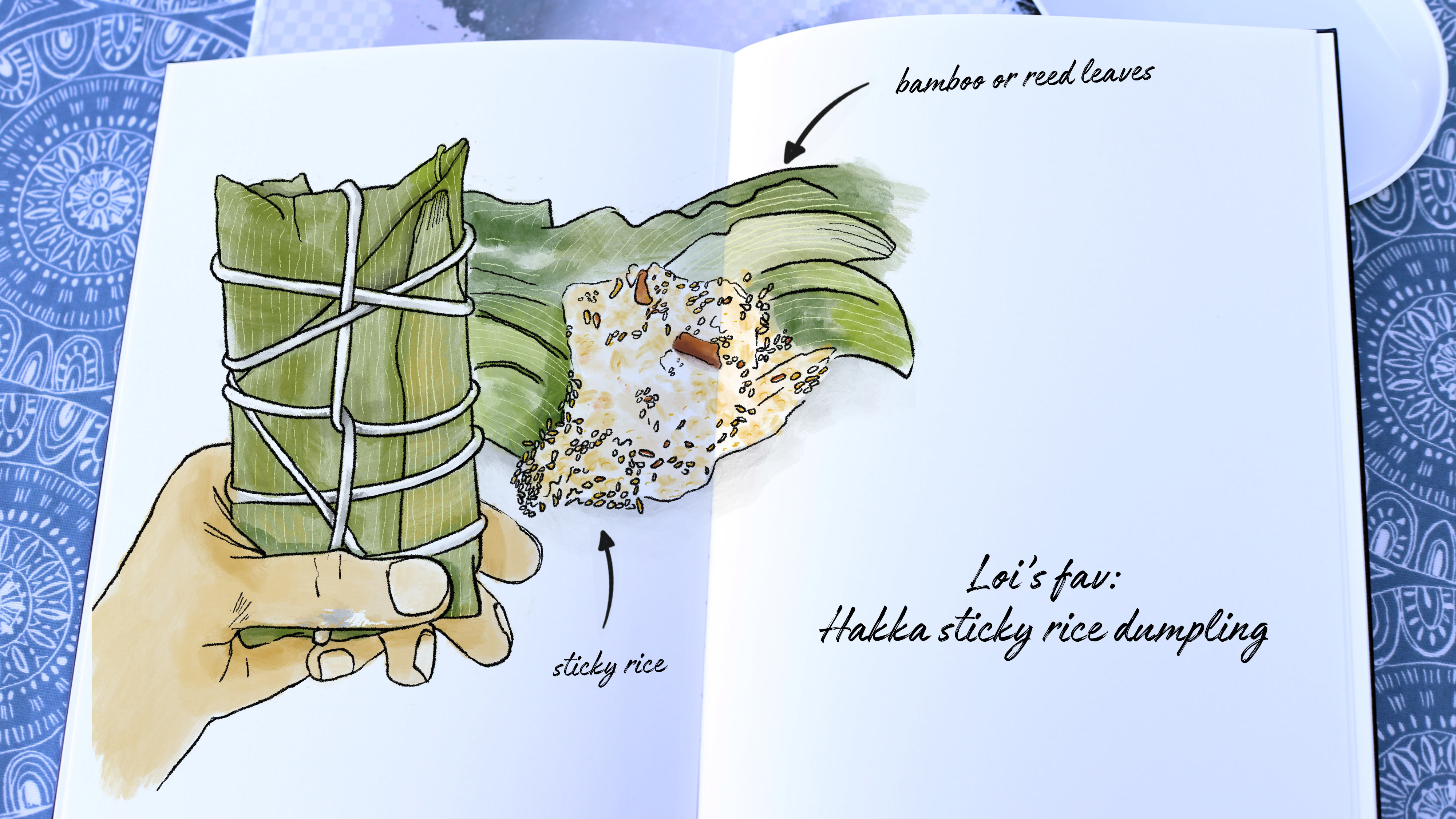 Hakka sticky rice dumpling